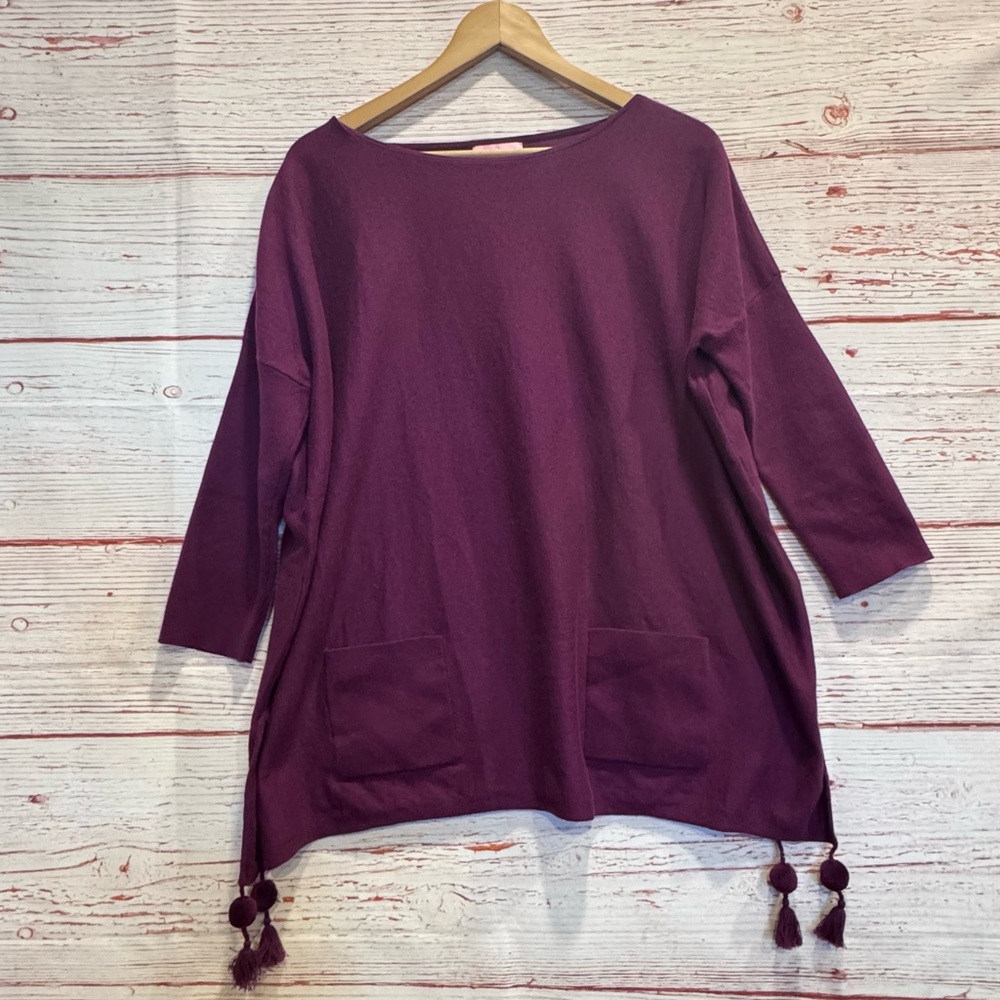 Lilly Pulitzer Elba Sweater in Shiraz Sz M - Picture 4 of 12